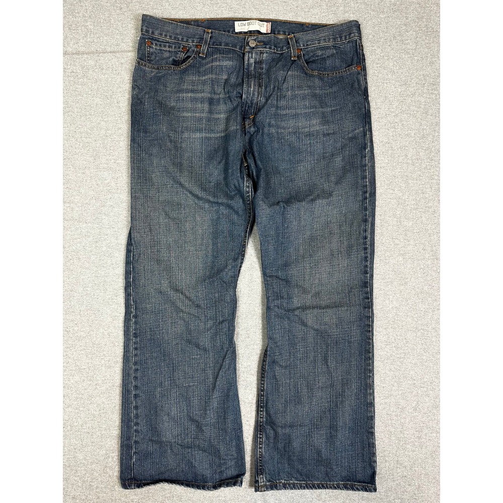 Vintage Y2K Levis 527 Jean 40x30 Low Bootcut‎ Blue Medium Wash Denim